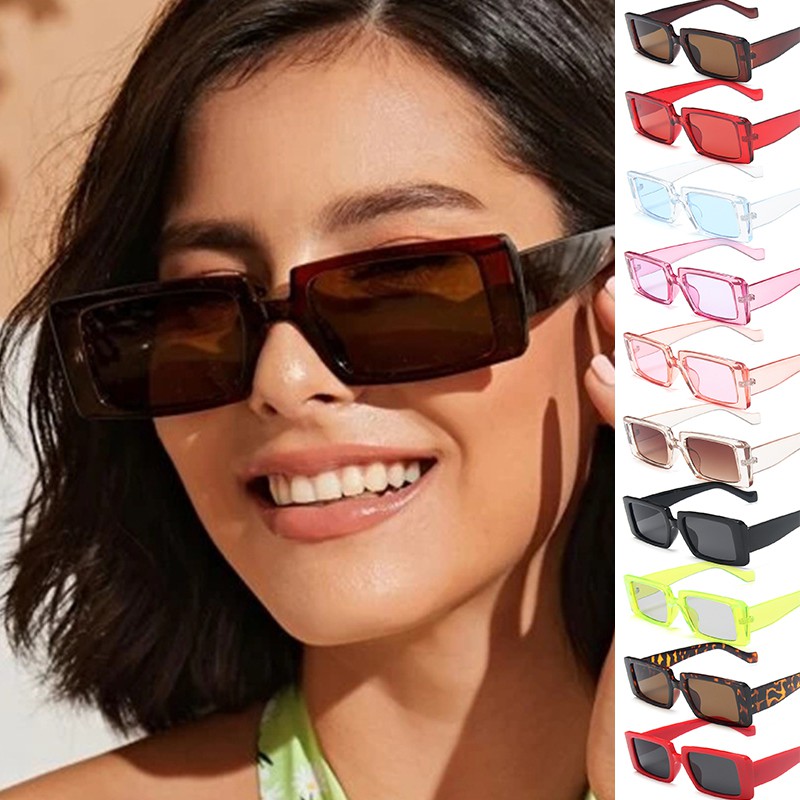 Kính mát tròng vuông thời trang mới cho nam và nữ