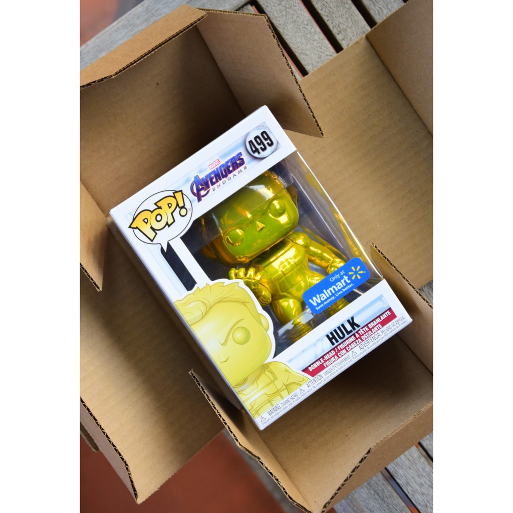 [New box 10/10] Mô hình nhân vật Funko Pop Avengers Hulk #499 Walmart Exclusive