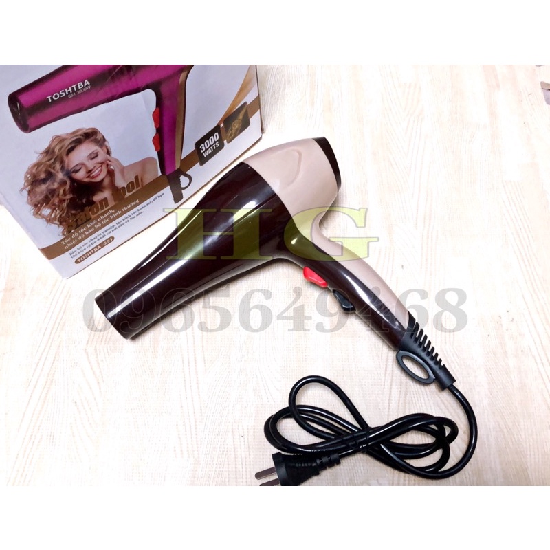 [LỖI 1 ĐỔI 1] Máy Sấy Tóc CÔNG SUẤT LỚN 3000W 2 chế độ gió - 3 chế độ nhiệt