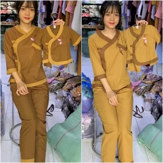 Đồ lam đi chùa - mẫu tim phối- hàng loại 1