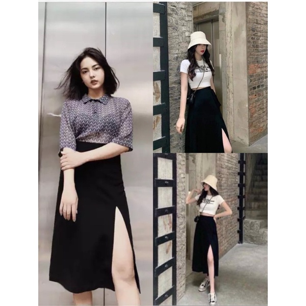 Chân váy xẻ tà - Carotshop