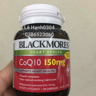 Bổ tim mạch CoQ10 150 MG Blackmores 30 viên