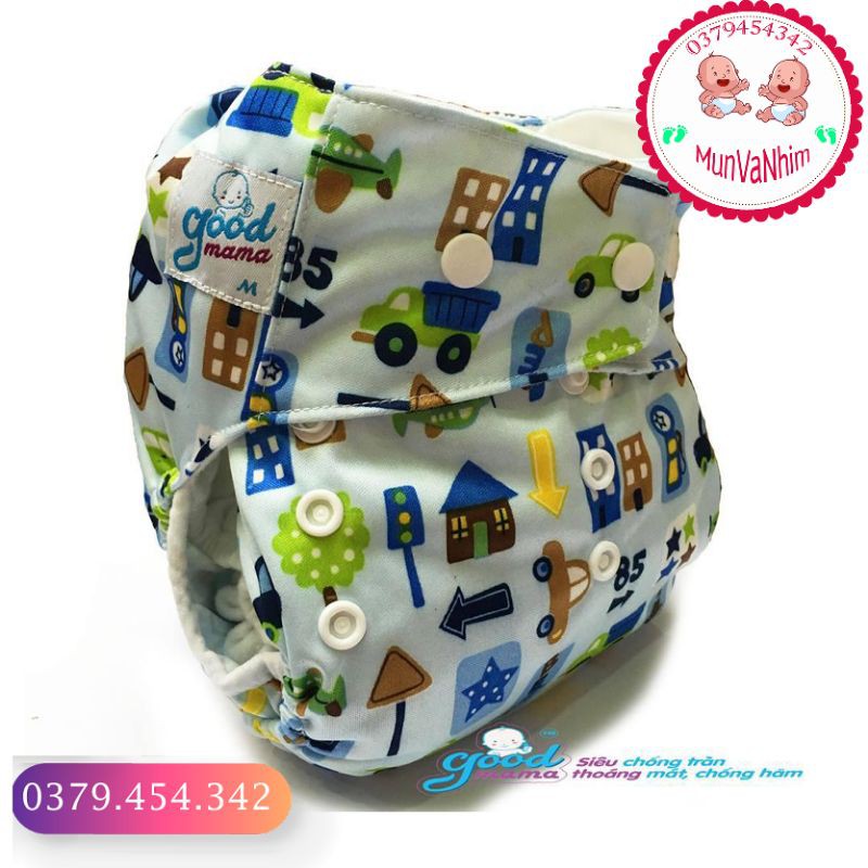Bỉm vải , Tã vải Ban đêm , Ban ngày goodmama size M L