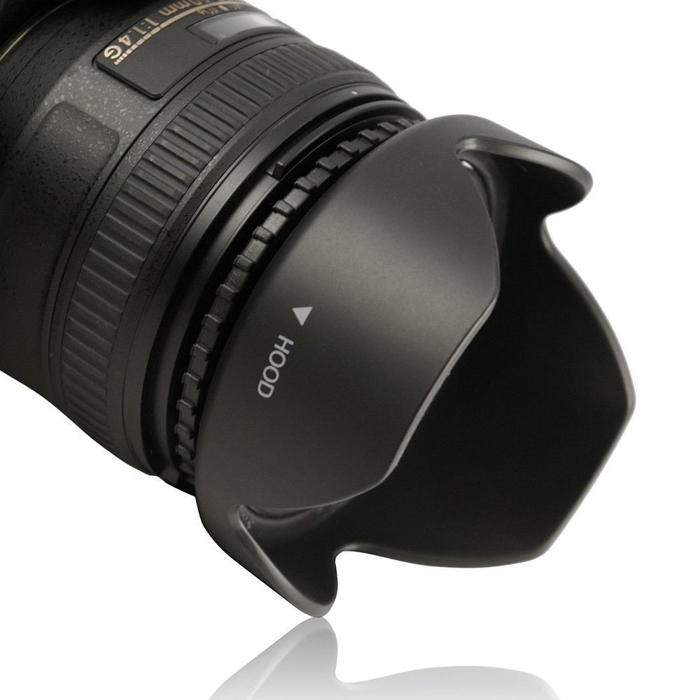 [82mm] Lens hood Loa che nắng hoa sen vặn ren ống kính máy ảnh Phi 82mm