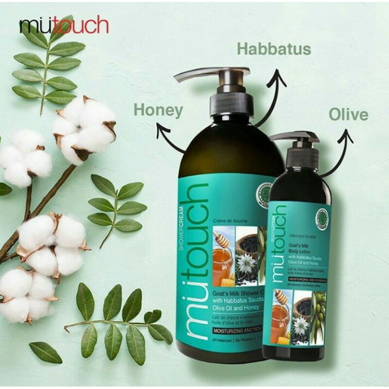 (hàng Mới Về) Sữa Dưỡng Thể Mật Ong Và Dầu Olive 400ml Thương Hiệu Mutouch Goat 's