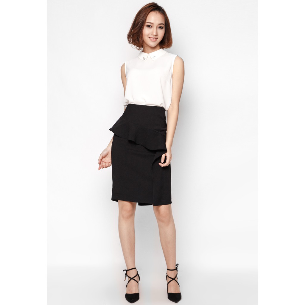 [Mã FASHIONMALLT4 giảm 15% đơn 150k] De Leah - Chân Váy Ôm Can Bèo - Thời trang thiết kế | BigBuy360 - bigbuy360.vn