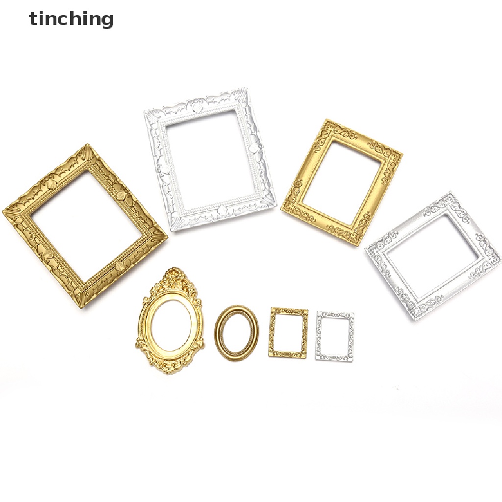 Khung Ảnh Mini Kiểu Cổ Điển Tỷ Lệ 1: 12 Độc Đáo Cho Nhà Búp Bê