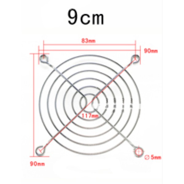 LƯỚI KIM LOẠI, LƯỚI BẢO VỆ QUẠT MÁY TÍNH KÍCH THƯỚC 6CM 7CM 8CM 9CM 12CM 15CM 17CM 18CM 20CM