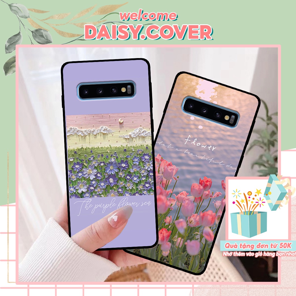 Ốp lưng Samsung S10 - S10E - S10 PLUS - S10 5G hình hoa vintage cao cấp - BỀN ĐẸP GIÁ RẺ