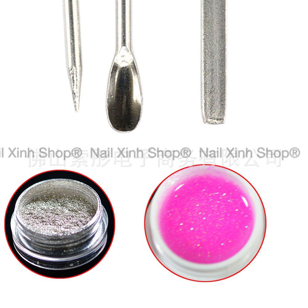 Set 3 cây khuấy sơn gel,trộn sơn gel, kim tuyến, bộ 3 cây chuyên dụng, dụng cụ nail chuyên nghiệp