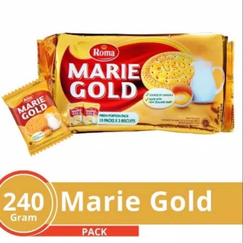 Bánh Quy Sữa Roma Marie Gold gói 240g | BigBuy360 - bigbuy360.vn