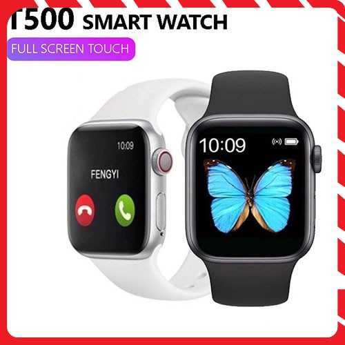 [Free Ship ] Đồng Hồ Thông Minh T500Thay Dây  Nghe Gọi Nhắn Tin Đo Nhịp Tim  Giống Apple Watch.