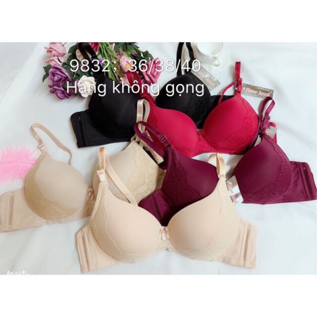 (9832)áo lót trơn có lỗ thông hơi bên sườn