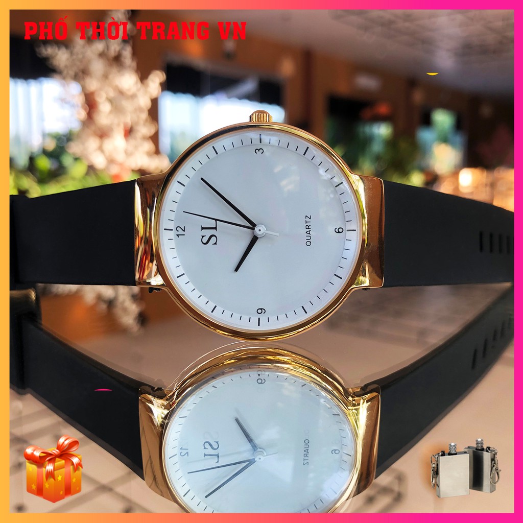 Đồng hồ nữ SL 5290 chính hãng , dây cao su cao cấp , full hộp, thẻ bảo hành 3 năm, mặt Sapphire chống nước, chống xước | BigBuy360 - bigbuy360.vn
