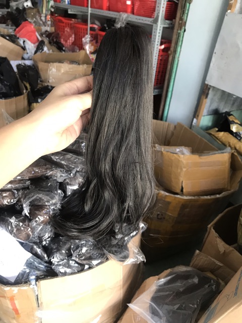 Tóc giả ngoặm kẹp ngắn cúp ❤freeship 50k❤cao cấp- ảnh thật