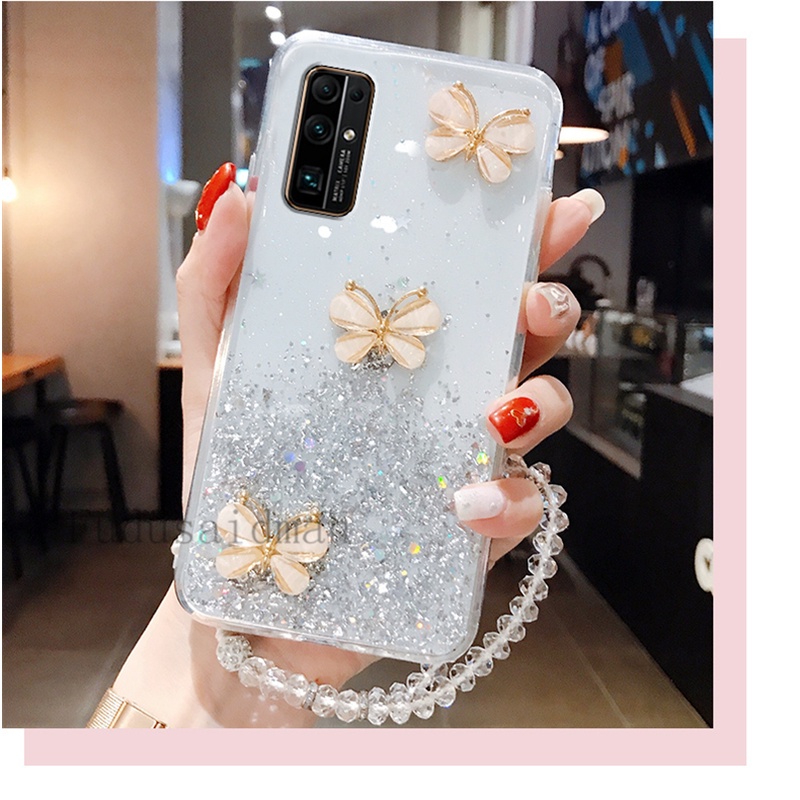 Ốp Điện Thoại Silicon Hình Bướm 3D Cho VIVO Y02S Y02 Y16 Y35 Y22 Y76 Y76S Y72 Y52 Y51 Y50 Y33S Y30 Y21 Y21S Y20 Y20i Y20S Y15S Y15A Y12A Y12S