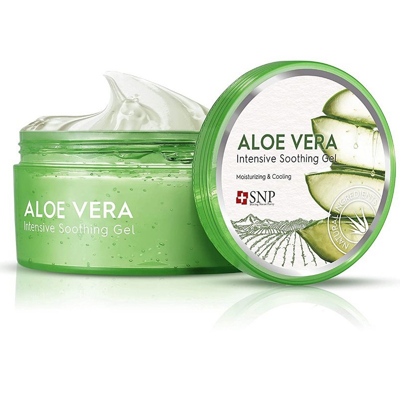 Gel nha đam dưỡng da SNP Aloe Vera Intensive Soothing Gel 99% 300g