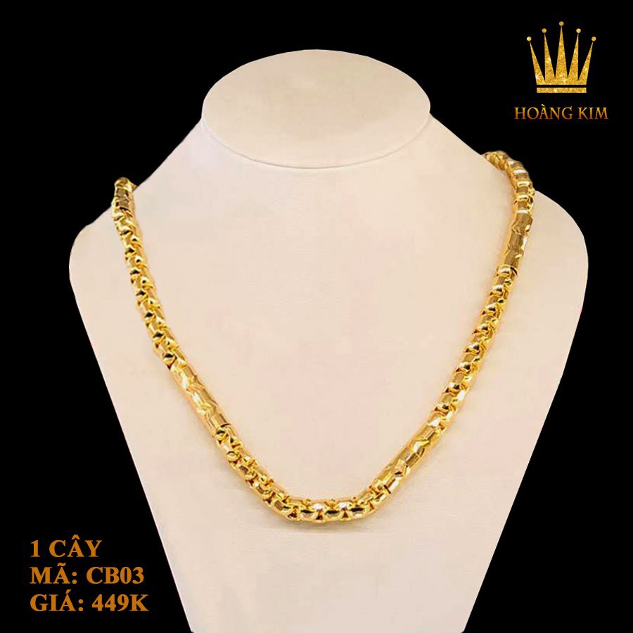 Dây chuyền Thái Lan CB03 - 1 cây/ lượng (Vòng cổ Thái Lan) Màu 18k và 24k Siêu bền - Siêu đẹp - Giống vàng thiệt 100%