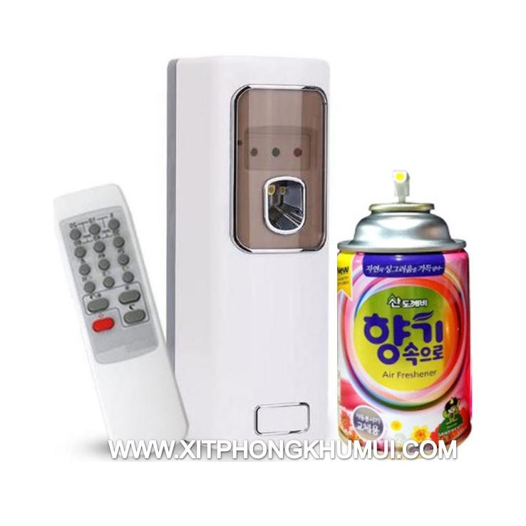 Bộ máy xịt phòng tự động Có điều khiển mùi Cafe Hàn Quốc PT UTIHOME