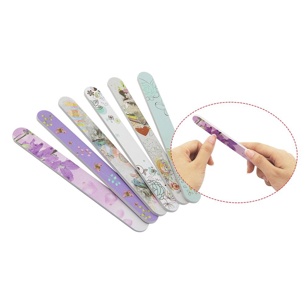 Combo 2 Cây Dũa Đánh Bóng Móng Tay 2 Mặt Bông Hoa Giấy Nhám (giao mẫu ngẫu nhiên)