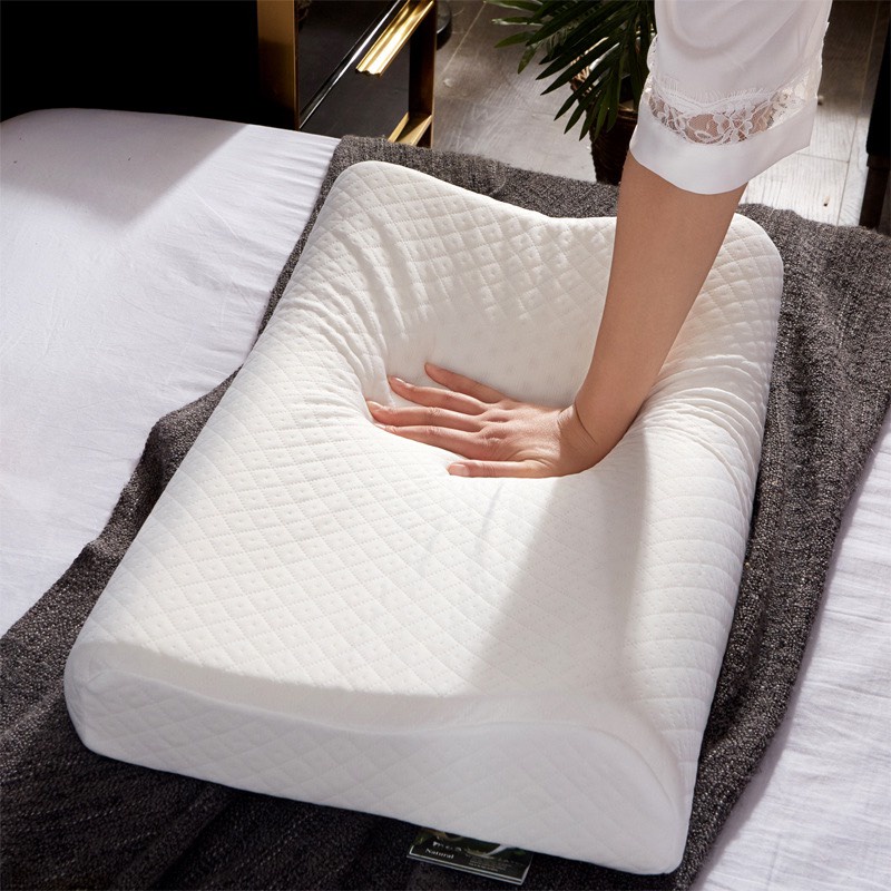 Gối cao su non người lớn Ventry, chống đau mỏi cổ, vai, gáy, chống ngáy - Ruột gối nằm latex thiên nhiên
