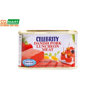 Pate Thịt Heo Luncheon Meat Celebrity Hộp 200g
