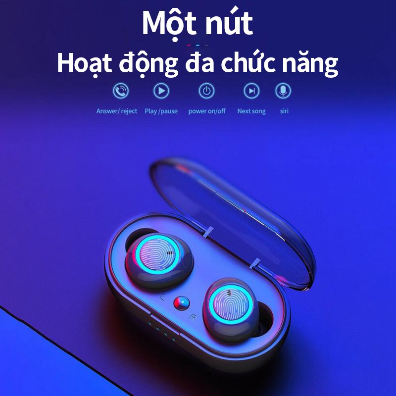 Tai nghe Bluetooth AL-2 không dây V5.0 TWS cảm ứng phong cách thể thao chống nước kiểu dáng mini cho IPhone Android