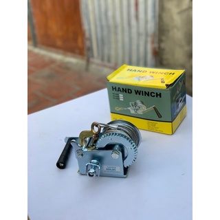 tời quay tay , trọng tải kéo 360kg , cáp kèm theo 8m