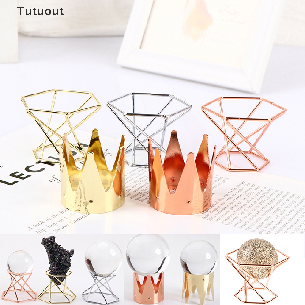 Giá đỡ trưng bày quả cầu thủy tinh/kim cương giả hình cầu