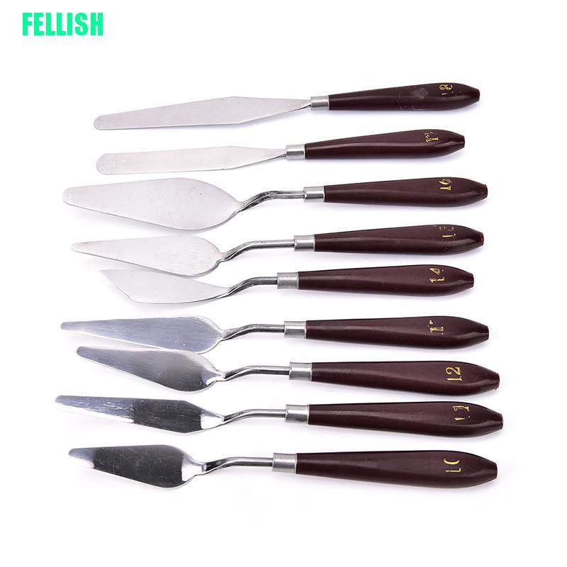 Dụng Cụ Trộn Màu Vẽ Bằng Thép Không Gỉ Tiện Dụng