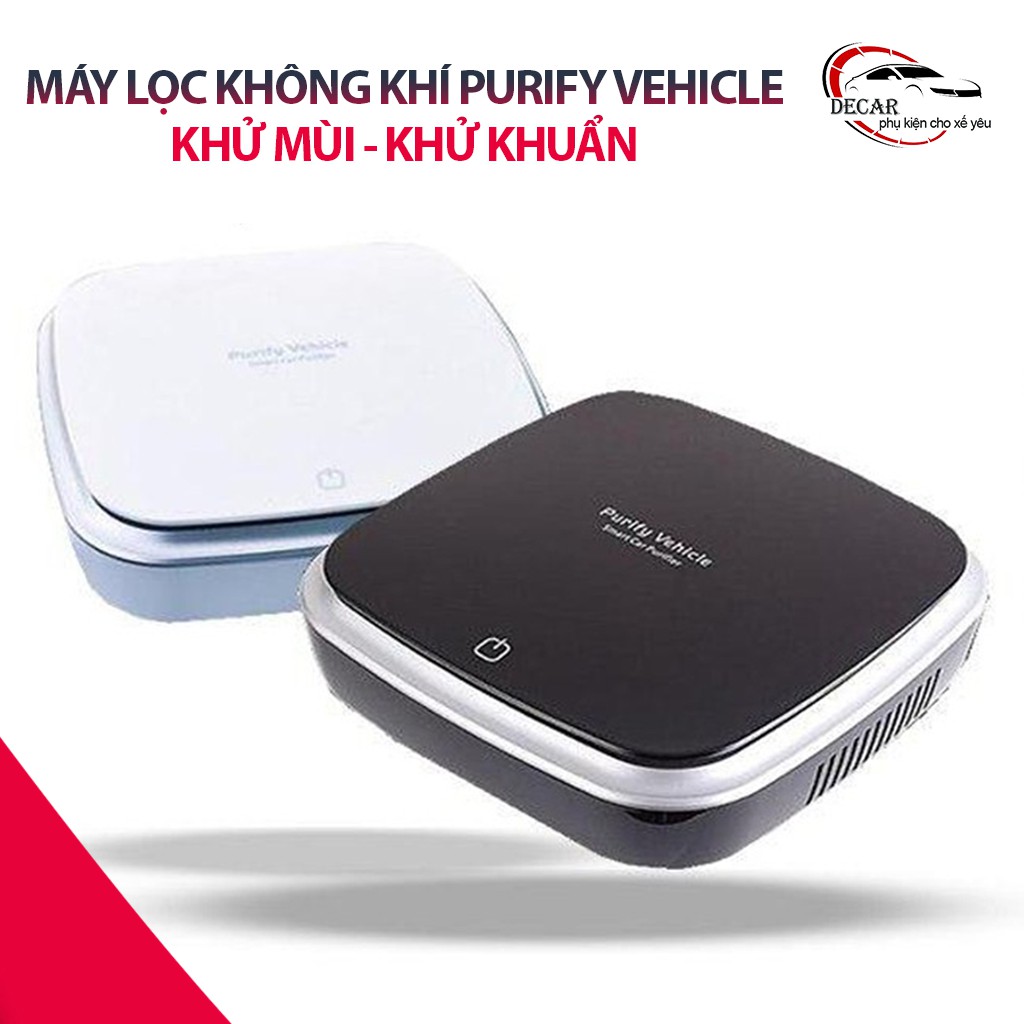 Máy lọc không khí khử mùi khử khuẩn Purify Vehicle , máy lọc khuẩn làm sạch không khí ô tô, phòng ngủ, văn phòng