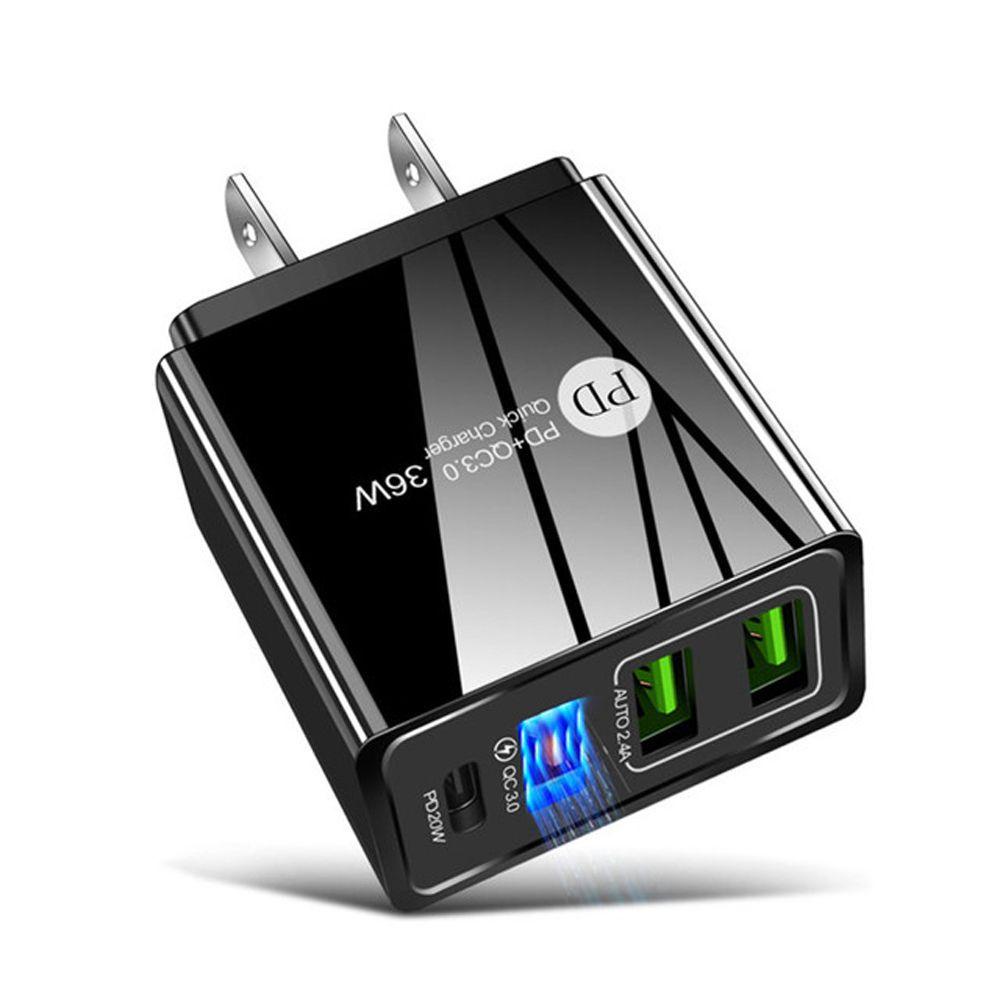 Cục Sạc Nhanh Với 3 Cổng USB Cho Điện Thoại