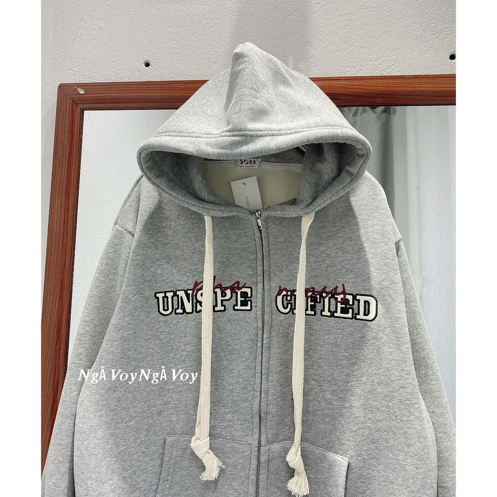 ÁO KHOÁC NỈ CHỮ THÊU LỬA SIÊU ẤM | BigBuy360 - bigbuy360.vn