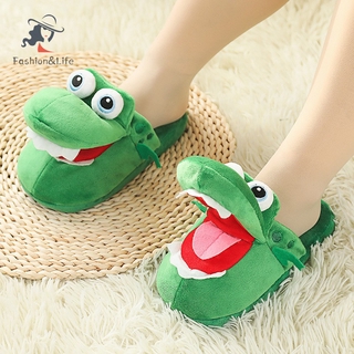 ❤️ Hot selling ❤️Dép Bông Mang Trong Nhà Hình Chú Cá Sấu Dễ Thương Cho Nữ
