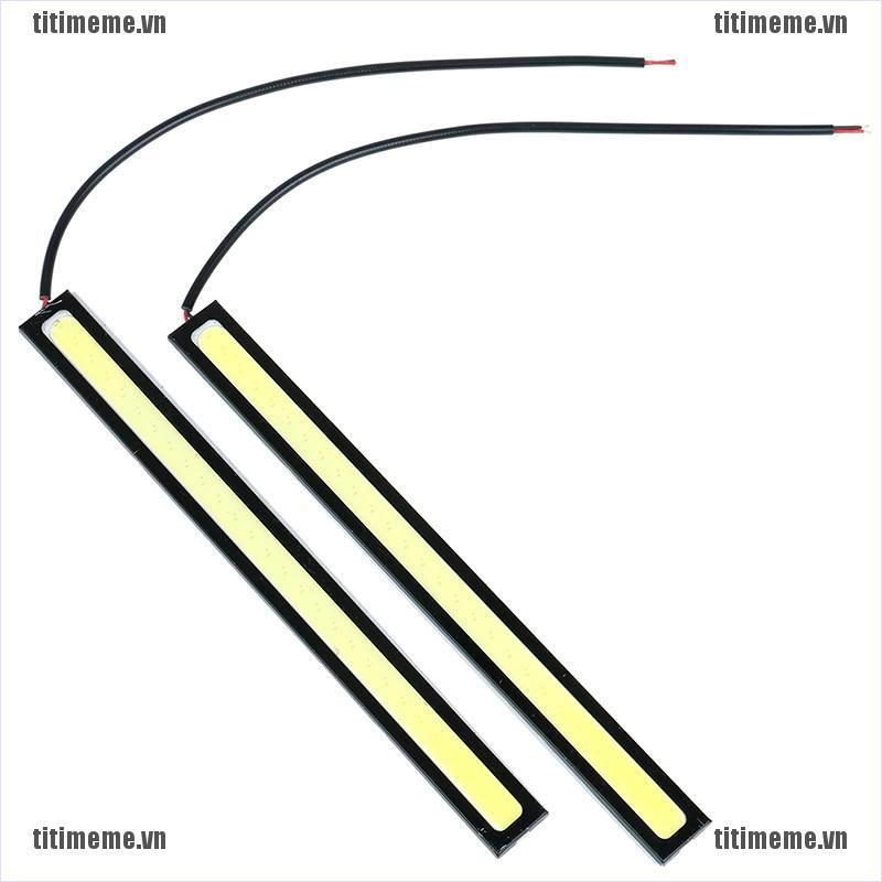 Bộ 2 Đèn Led Cob 12v Siêu Sáng Chống Thấm Nước Cho Xe Hơi