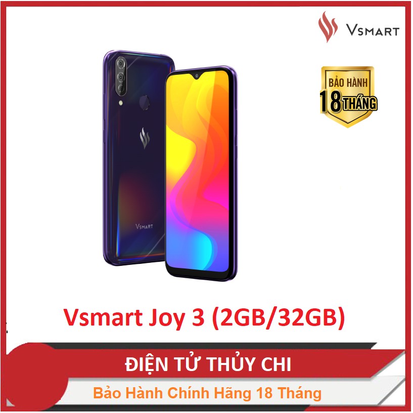 Điện thoại Vsmart Joy 3 (2GB/32GB) - Hàng Chính Hãng Mới 100%