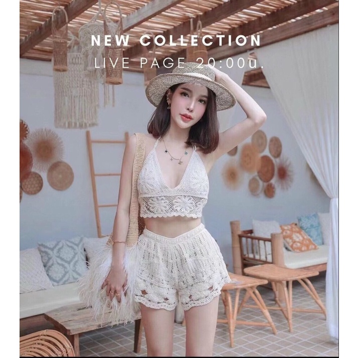 50-Set bikini ren đi biển 3 món cực đẹp mã mới 2022