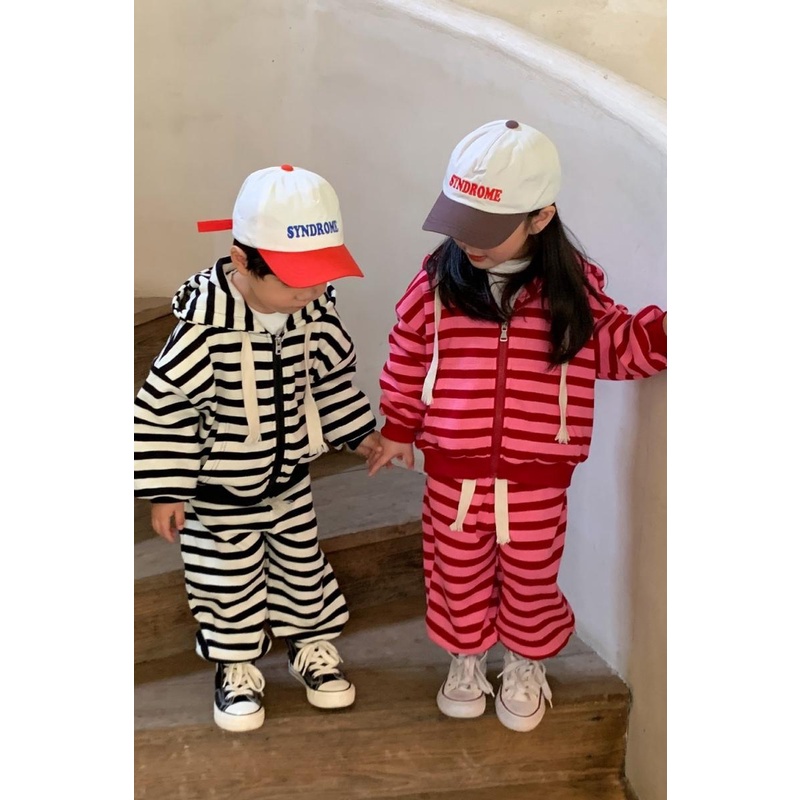 Áo Sweater Kẻ Sọc Phong Cách Hàn Quốc Nhật Bản Mới 2022 Cho Bé