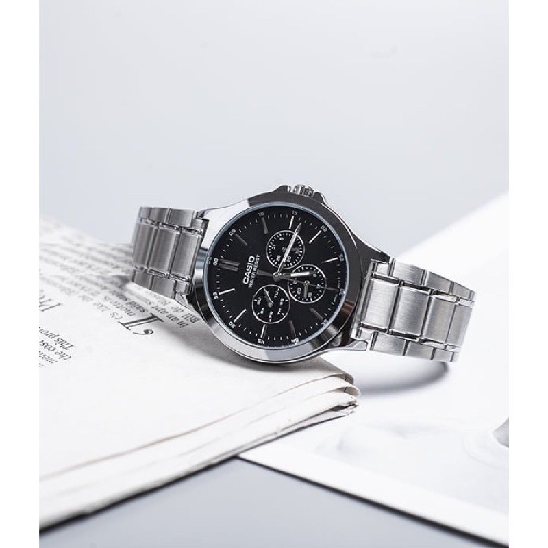 Đồng hồ nam Casio Anh Khuê MTP-V300D-1AUDF