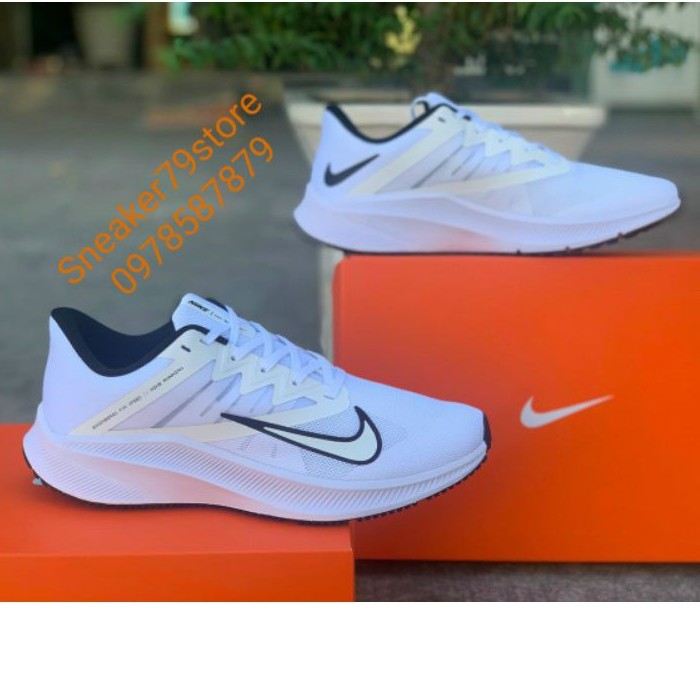 Giày Running Nike Quest 3 2021 White Nam/Nữ  [Chính Hãng - Authentic - FullBox] Hình Ảnh Chụp Tại Sneaker79store