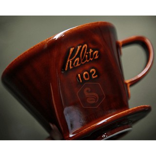 PHỄU PHA CÀ PHÊ BẰNG SỨ KALITA CERAMIC 102 (BROWN)