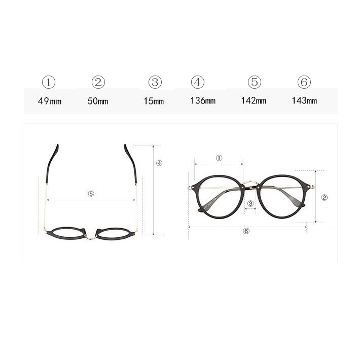 [ Tặng Mắt Cận Miễn Phí ] Gọng Retro Dáng Bầu Lani 207 - Kính Mắt Thời Trang Hàn Quốc | BigBuy360 - bigbuy360.vn