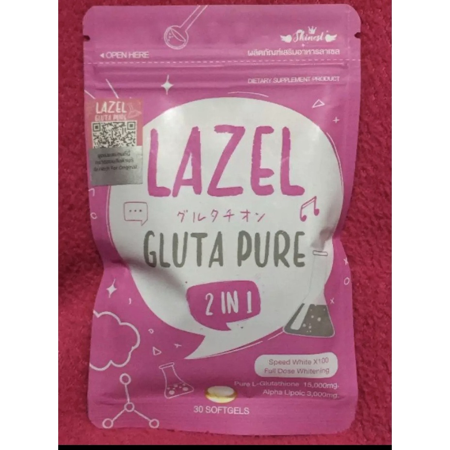 VIÊN UỐNG TRẮNG DA LAZEL GLUTA PURE_THÁI LAN