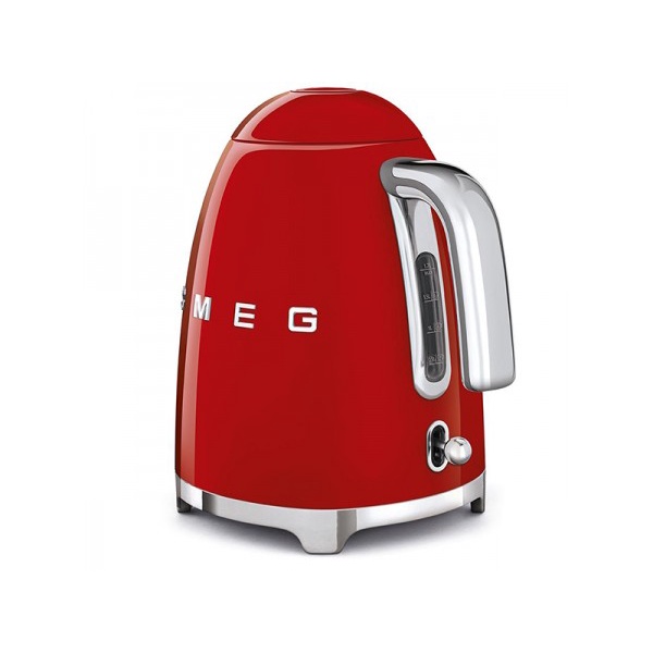 Ấm siêu tốc SMEG KLF03RDEU, màu đỏ, ấm không có chỉnh nhiệt