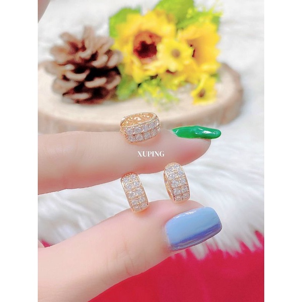 Bông Tai Nữ Xuping Mạ Vàng 18k Cực Bền Mẫu 01 108.22- Bảo Hành 3 Tháng - Lokalo Shop - Đeo Đơn Giản Tự Nhiên Sang Trọng