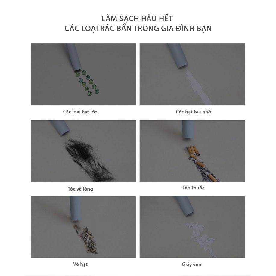 Hút bụi cầm tay Xiaomi Deerma công nghệ mới HEPA Steel Filter | BigBuy360 - bigbuy360.vn