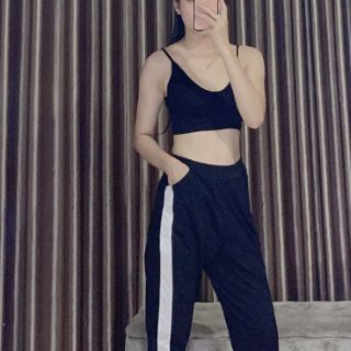 Quần thun lửng cạp chun