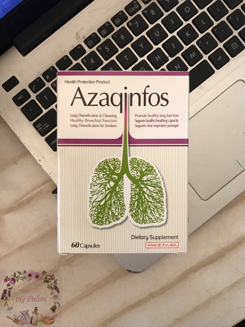 AZAQINFOS - Viên bổ phổi Mỹ | Shopee Việt Nam