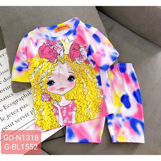 Bộ lửng thun lạnh bé gái