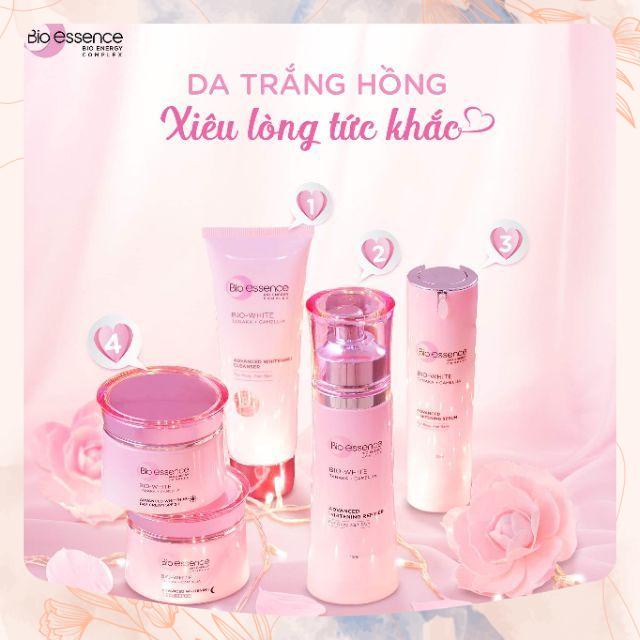 BỘ SẢN PHẨM  BIO ESSENCE BIO WHITE chiết suất từ TANAKA VÀ HOA TRÀ DƯỠNG TRẮNG MỜ THÂM NÁM